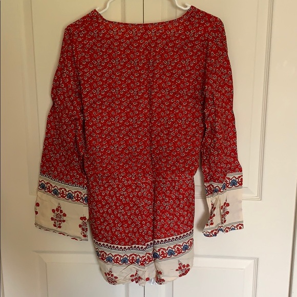 Gorgeous boho bell sleeve romper - Picture 5 of 5